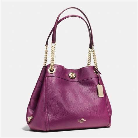 coach padded shoulder handbags